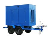 ТСС ЭД-60-Т400-2РПМ9 в погодозащитном кожухе на прицепе с АВР